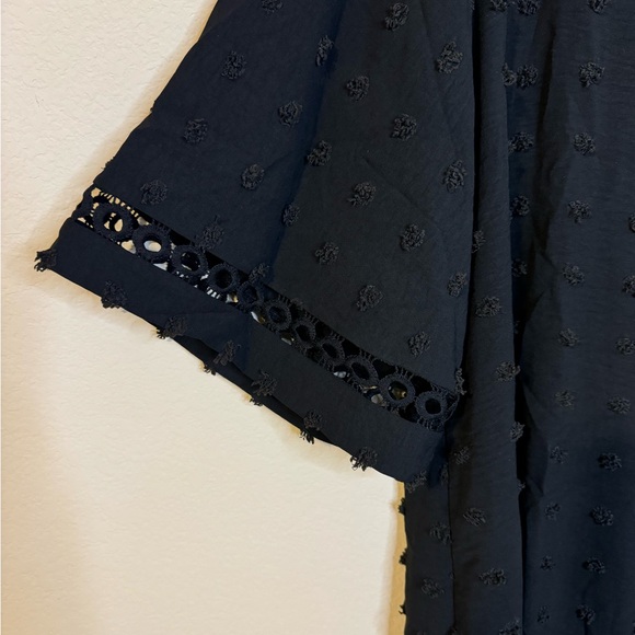 Perfect LBD Little Black Dress Textured Dress 2X - Picture 6 of 9